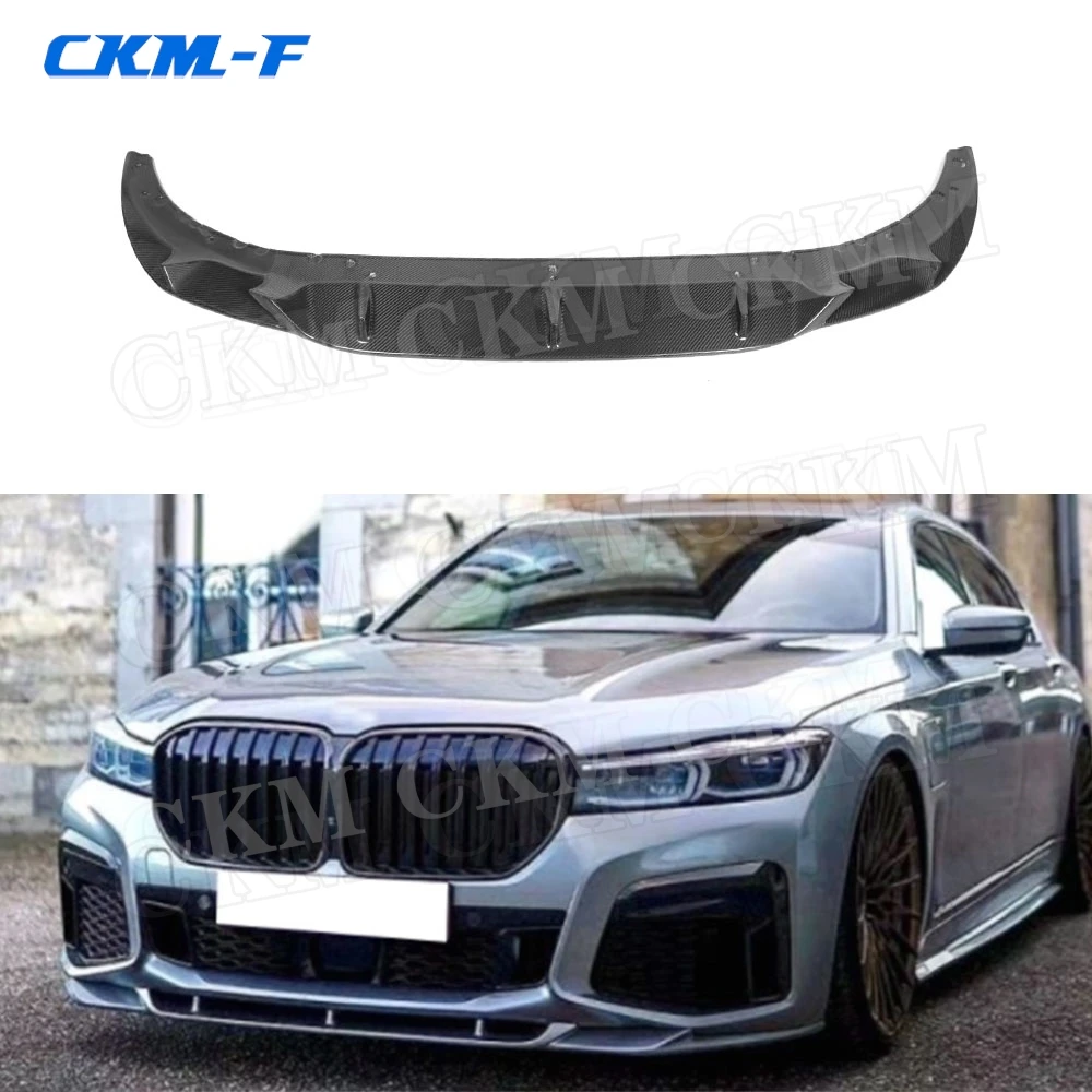 

Carbon Fiber Front Chin Spoiler FRP Black Front Bumper Cover for BMW 7 Series G11 G12 730 740 750 760 M-Tech Sport FRP 2019-2022