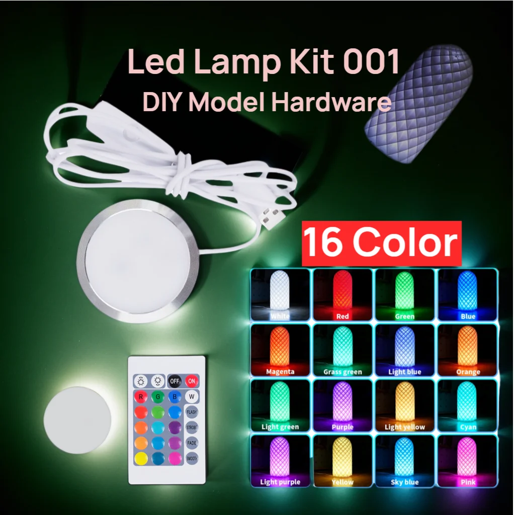 

For Bambu Lab LED Light Kit 001 Dimmable Kit LED Light Accessories Hardware DIY Model White Light/Cold Light/Warm Light/Color