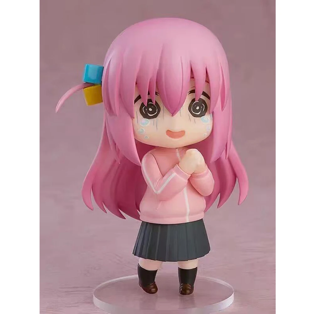 Figurka Anime PVC Śliczne Figurki Bocchi 4''/10cm Ruchome Stawy Kolekcjonerska Lalka Zabawki dla Dzieci Prezent Model 2069