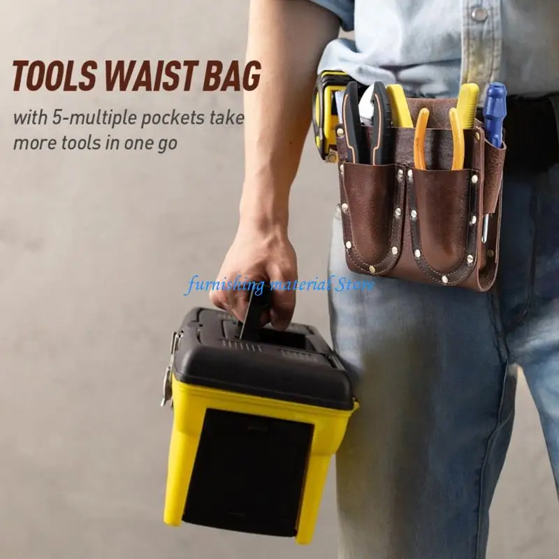 y5gd-tool-belt-work-apron-for-carpenters-and-builderspu-leather-constructions-large-capacity-belt-for-electrician