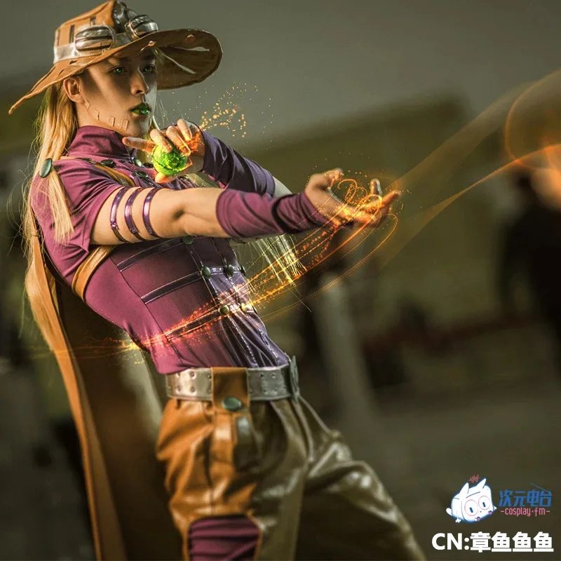 

Невероятные приключения ДжоДжо, стальной шар, бег, гироскоп, Zeppeli, карнавальный костюм Spin Master, полный комплект со шляпой на Хэллоуин