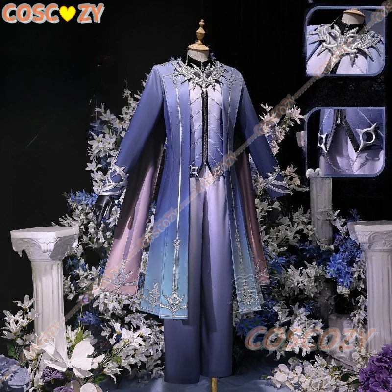 لعبة ‌ ‌ ‌ ‌ ‌ ‌ الحب والمساحة العميقة الأبدية النبي زين تأثيري حلي شعر مستعار امرأة الرجال هالوين كرنفال حفلة كون الأدوار البدلة