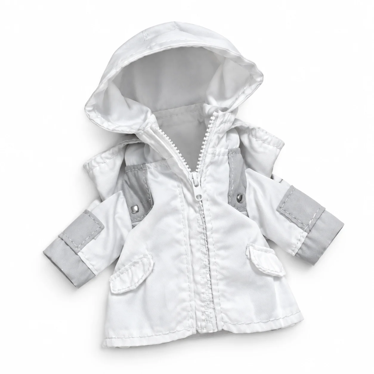 1/12 Scale Doll Clothes for OB11 Molly GSC Nendoroid Color Block Outdoor Windproof Parka Jacket YMY Body BJD Outfits Toy
