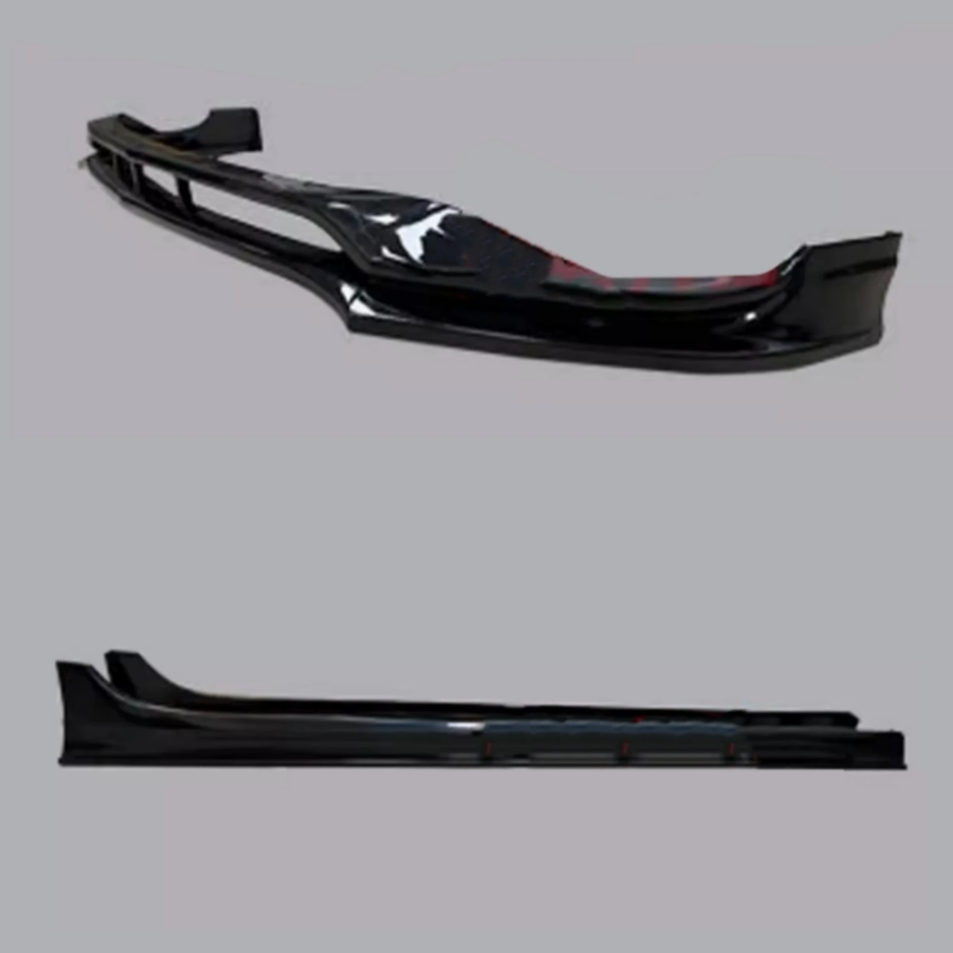 Unpainted Front Lip Side Skirt for Chevrolet Monza 2023-2024 Modified Sport Front Shovel Side Shovel Body Kit Car Accessories