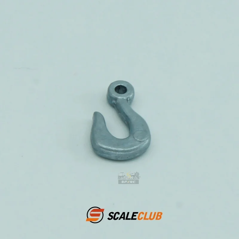 Scaleclub 1/10 Climbing 1/14 Truck Trailer Mounted Crane Metal Tow Hook  For Tamiya  Scania 770S MAN Benz Volvo RC Trailer Parts