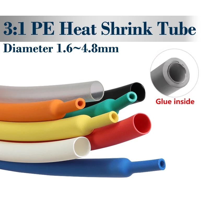 Термоусадочная-трубка-из-полиэтилена-3-1-диаметр-16-24-32-48-мм-двойная-стенка-клейкая-полиолефиновая-муфта-защита-кабеля-с-подкладкой-1-~-20-метров