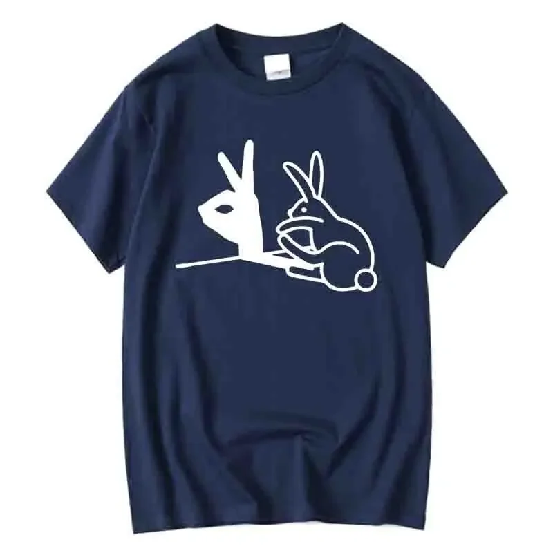 Men's stylish casual shirt - high quality, breathable, interesting design print T-shirt, loose-fitting summer men's T-shirt, but