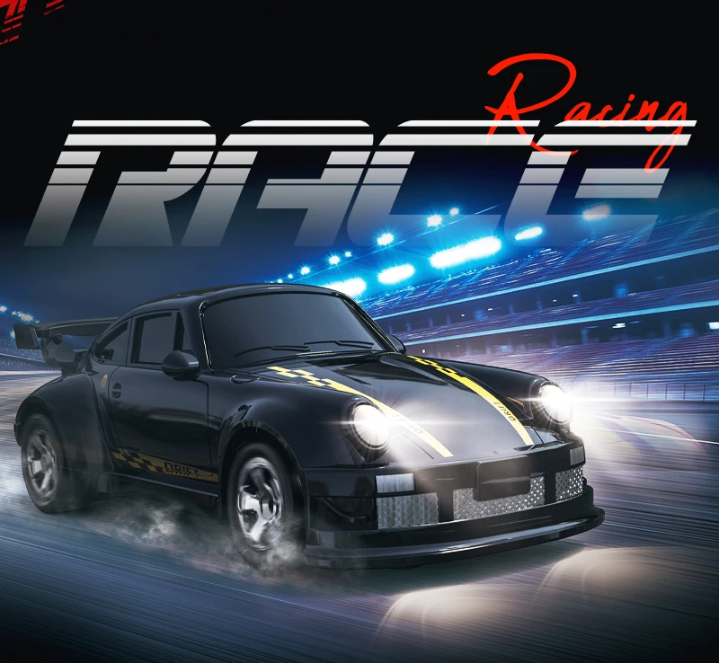 New 4WD 2.4GHZ RC Simulation Mini Drift Car Palm Racing Model Desk Toys 1/64 Scale Remote Control Car Gift for Children Boys.