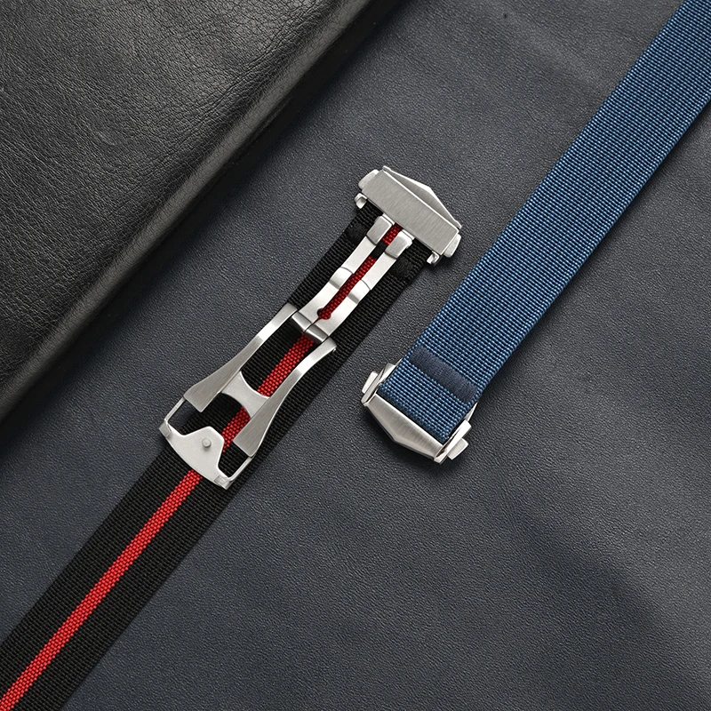 حزام نايلون واحد عالمي مقاس 20 مم لكواكب أوميغا مونسايتش - شريط ترقية ناعم ومريح بدون خدش