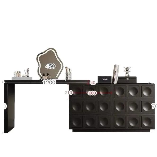 

Solid wood, simple, modern, dresser, Nordic, beauty, storage