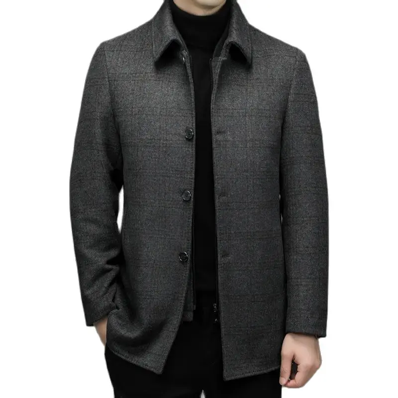 BATMO 2023 new arrival autumn&Winter down liner casual trench coat men,thick jackets, Overcoat size M-4XL YN2221