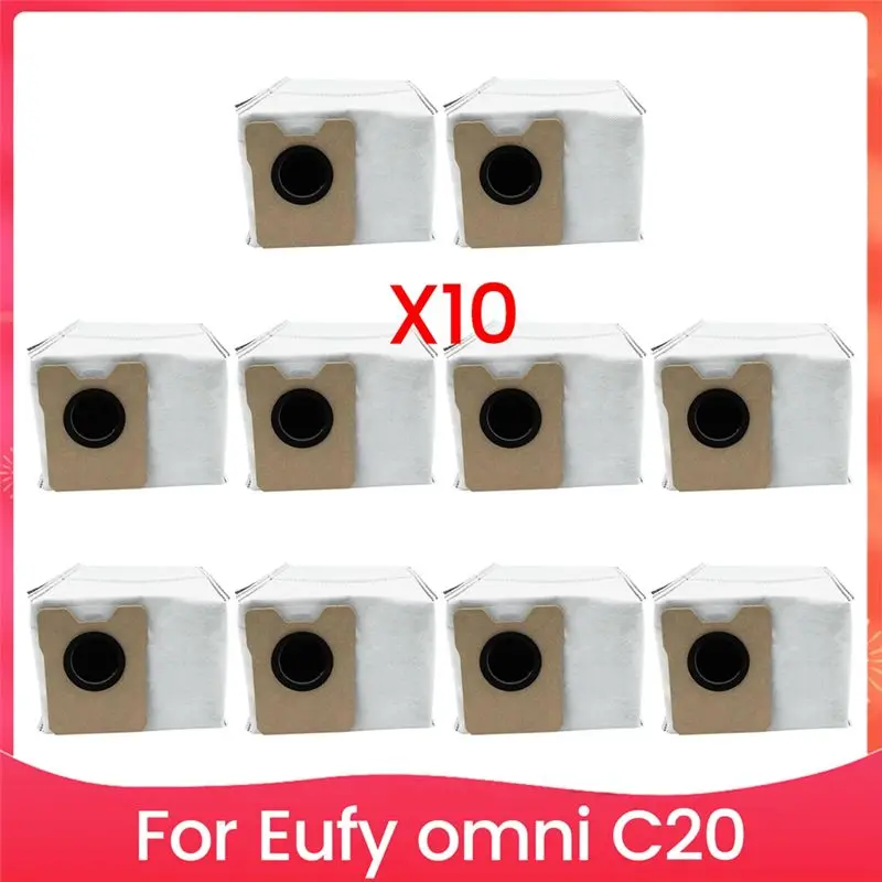 【hot-a34r】-10-個の掃除機ダストバッグアクセサリー-eufy-omni-c20-掃除機アクセサリー交換用ダストバッグ