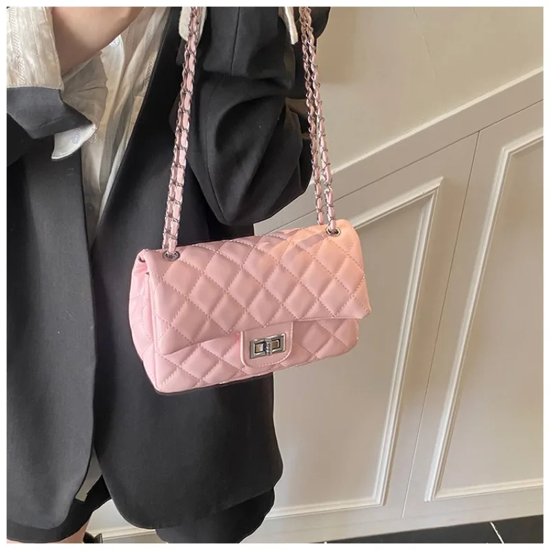 Designer Inspired Retro Messenger Bag - Chic Textured Leather With Paris Letter Logo & Adjustable Shoulder Strap