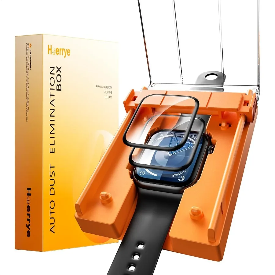 واقي شاشة Hoerrye لساعة Apple Watch 40mm Series 6 5 4 SE [أداة سهلة التركيب] [مقاومة الصدمات المضادة للخدش من الدرجة العسكرية