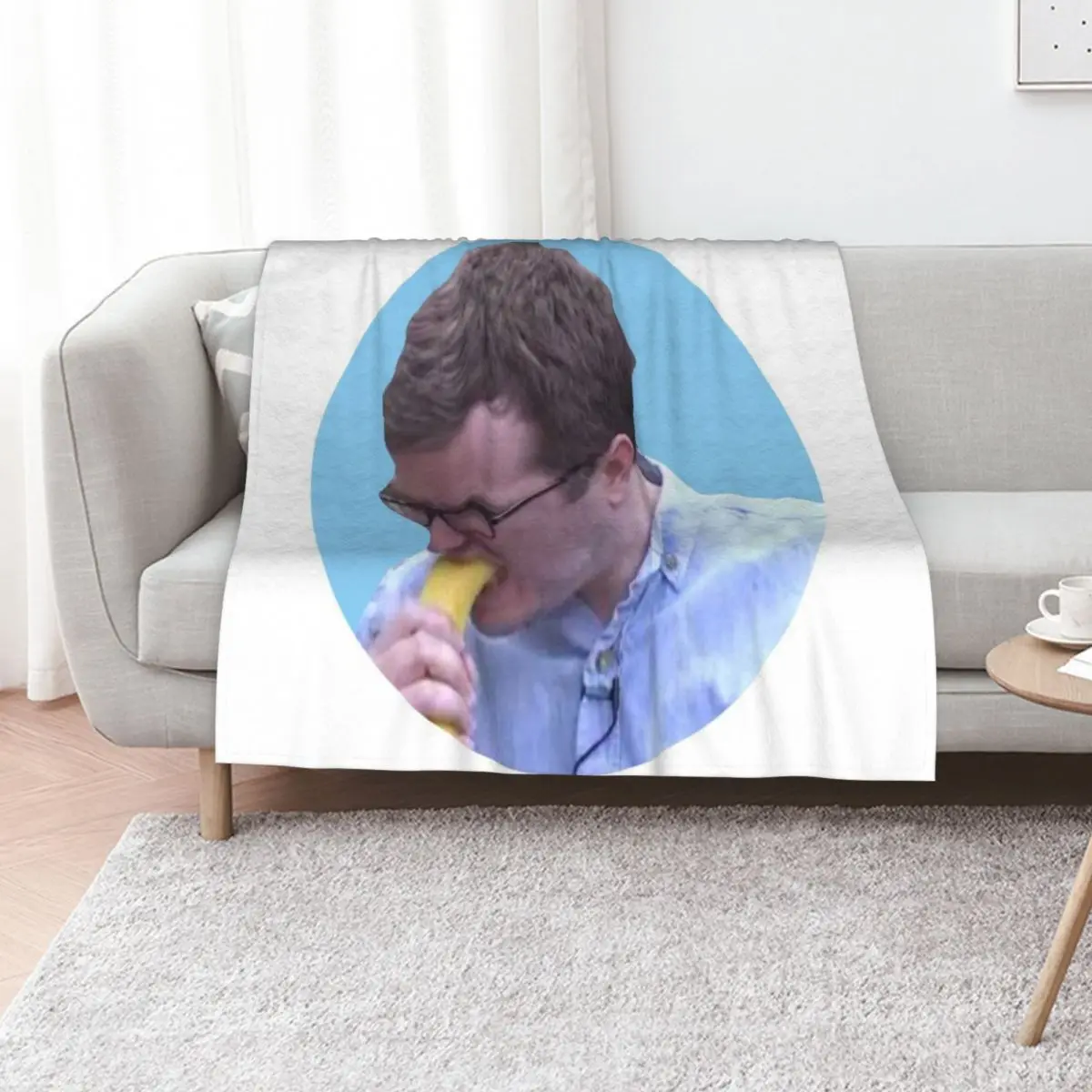 Griffin Mcelroy Vores a Banana Throw Blanket Wrinkle Resistant Lightweight Blanket