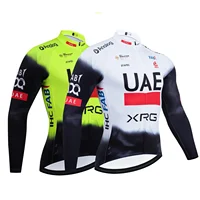Invierno 2025 Emiratos Árabes Unidos nueva chaqueta de Ciclismo Maillot hombres mujeres MTB Ropa Ciclismo polar térmico bicicleta de carretera Jersey abrigo Ropa
