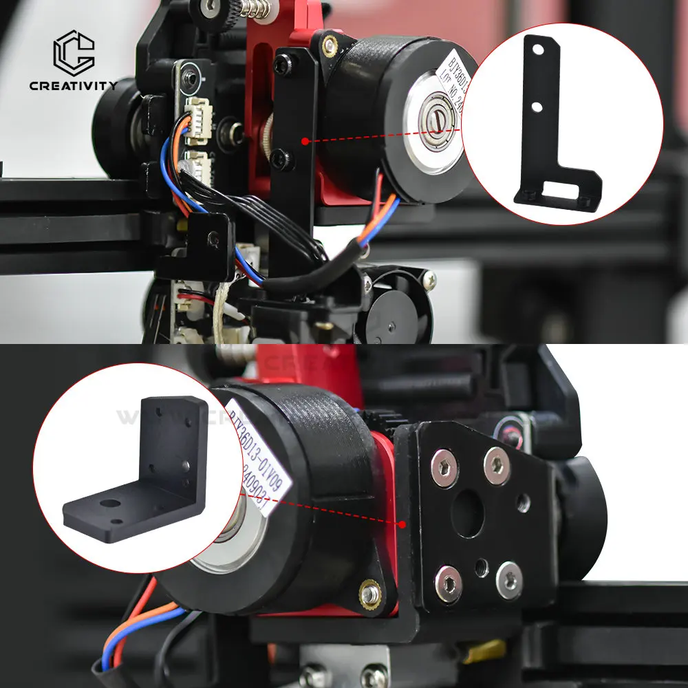 

Ender 3 v3 se Upgrade Extruder Kit All metal Dual Gear with Motor Extrusion Mechanism for Ender 3 v3 se 3d printer parts