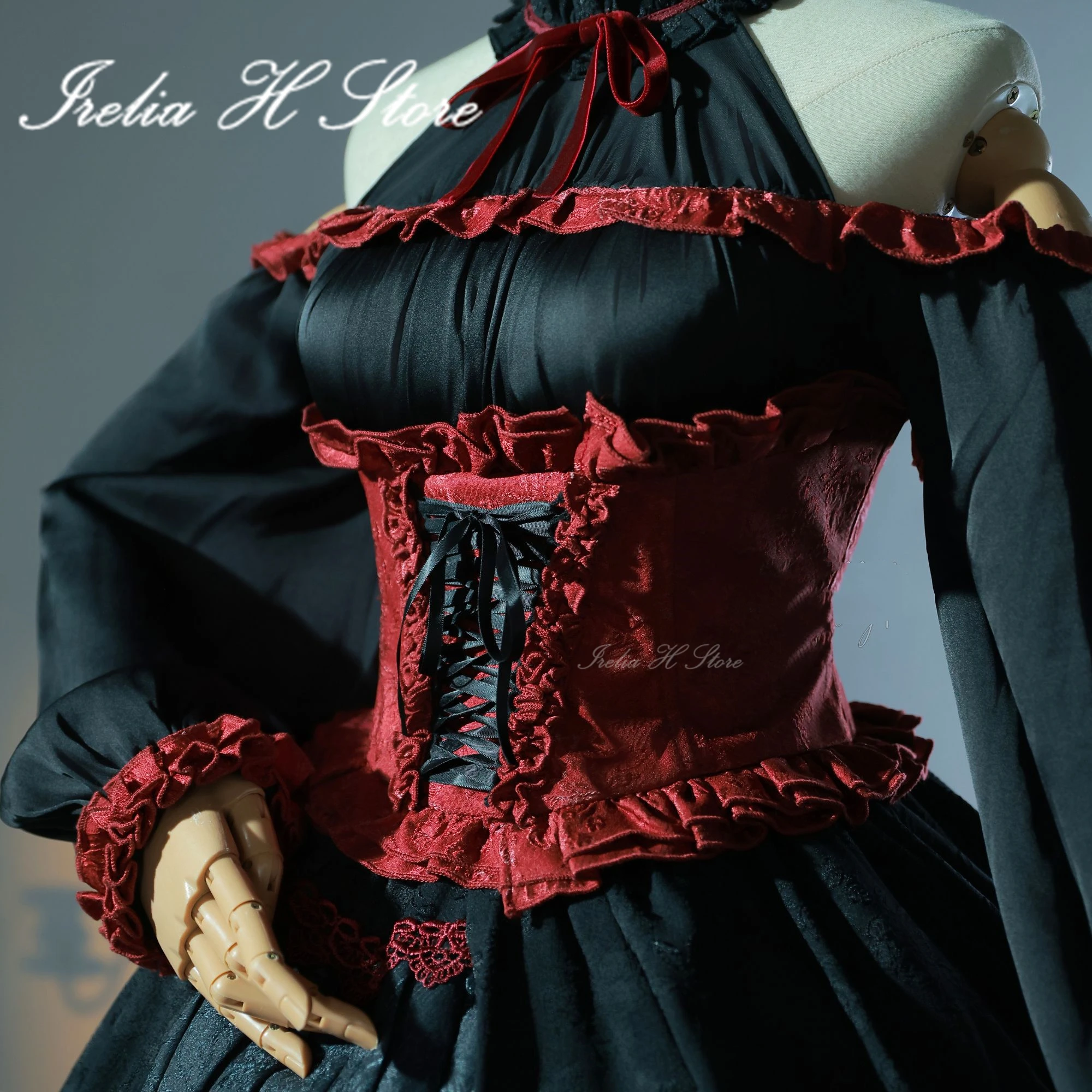 أزياء Irelia H Danganronpa Celestia Ludenberg التأثيرية للنساء فستان لوليتا قوطي أنيمي الذكرى العاشرة لمهرجان الربيع حفل Dr