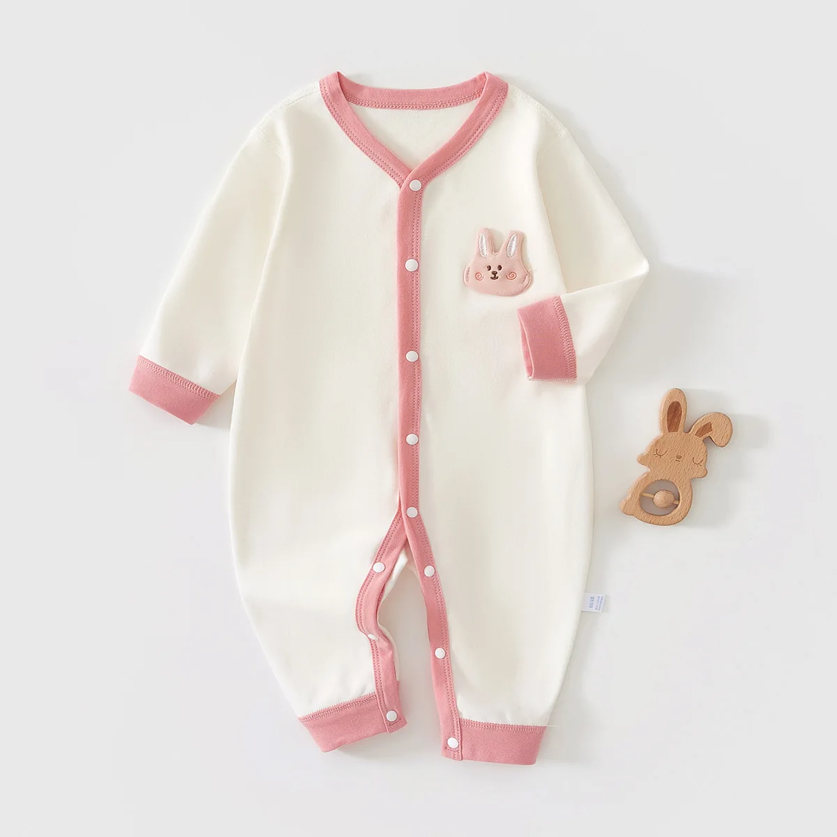 0-18ヶ月の純綿ベビー服-春秋冬ロンパースジャンプスーツ-新生児男の子女の子用-暖かい綿スーツ-ベビー服