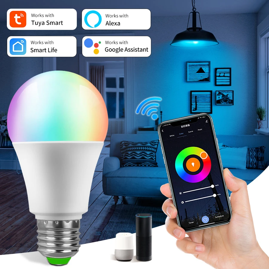 Tuya Wifi E27 Led L…