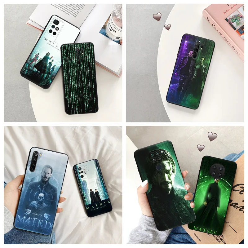 Silicone Black Phone Cases for Redmi Note 8 7 K60E K40S K50 8T Xiaomi Mi 10 10t Note10 11t Pro 11 Lite Matrix 4 Cover