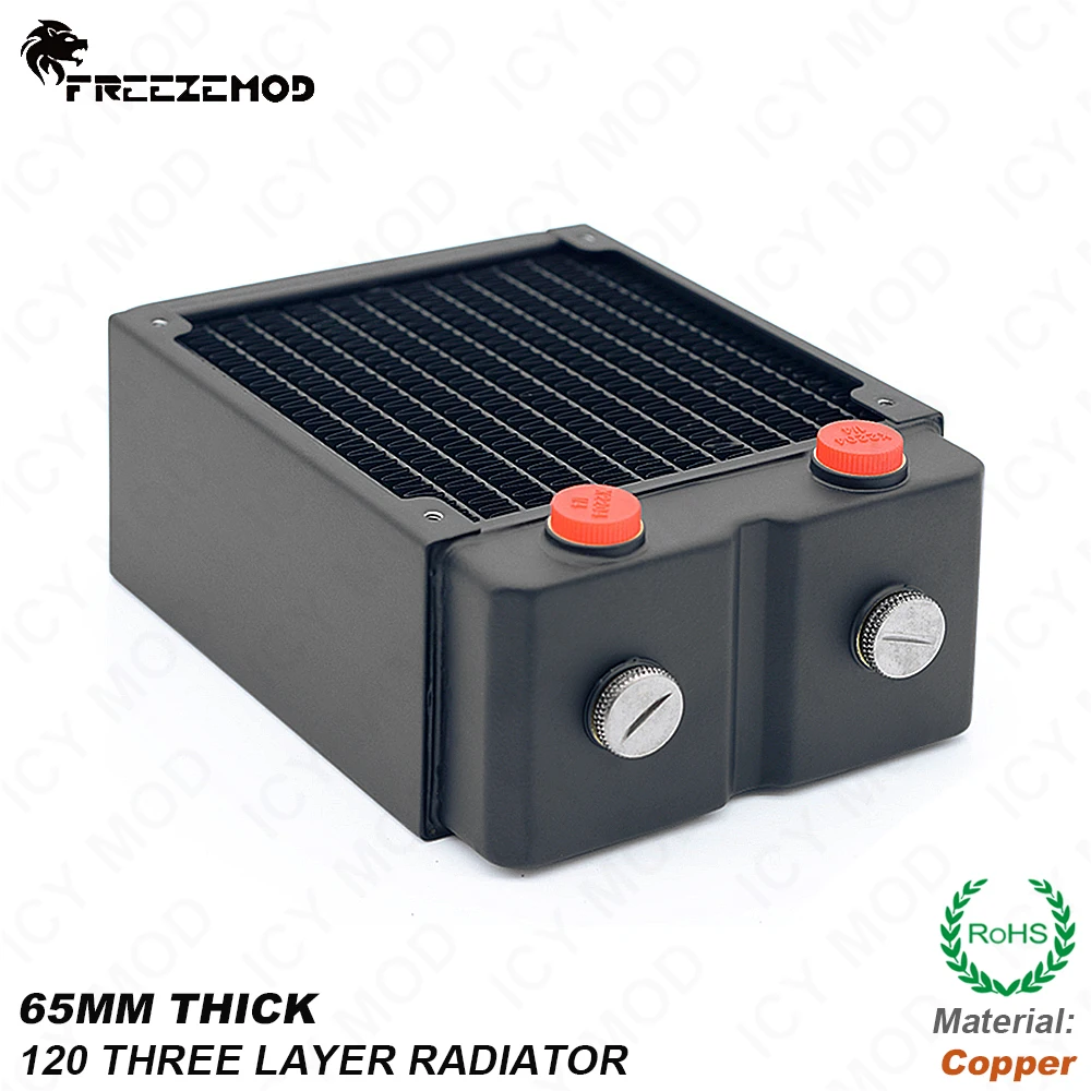 

65mm Thickened Radiator 120mm Water Cooling 3 Layers Thick Copper Heat Sink FREEZEMOD Water Cooler ROHS Certificate TSRP65-WP120