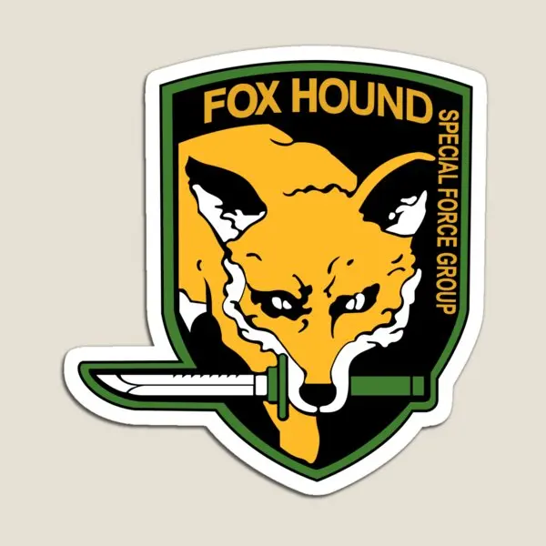 

Foxhound щит логотип магнитные наклейки игрушечный декор магнитный детский дом холодильник красочные дети милые для органайзера на холодильник