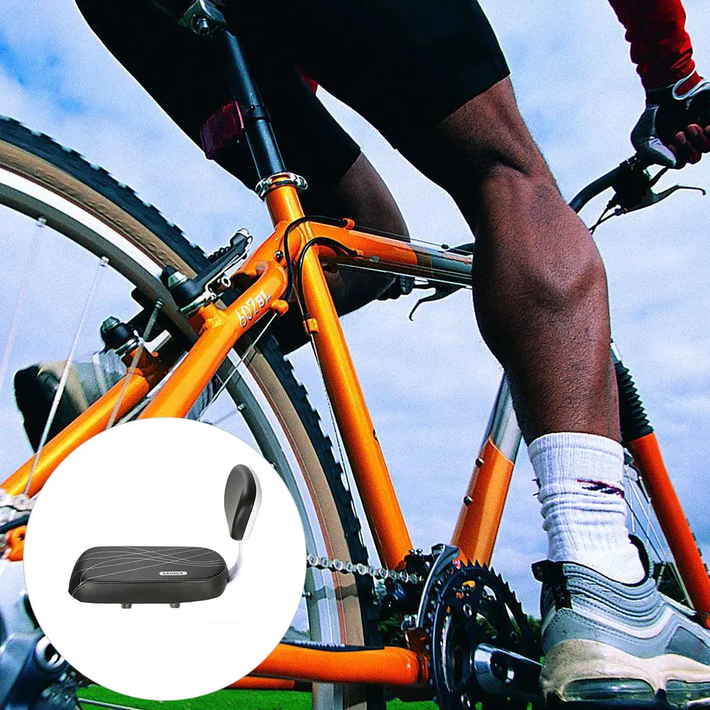 

1Pc Versatile Bicycle Rear Seat Soft Cushion with Backrest for Kids Mountain Road Bikes