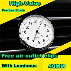 Mini Watch Car Quartz Universal Car Clock Stick-On Electronic Watch Dashboard Noctilucent Decoration For SUV Cars Accessary