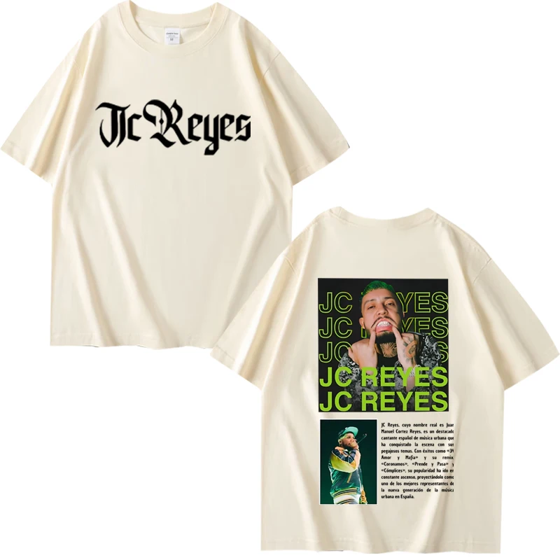 Rapper Jc Reyes Oversized T Shirt men women 100% Cotton Loose Fashion short sleeve Summer funny classic Unisex plus size tops