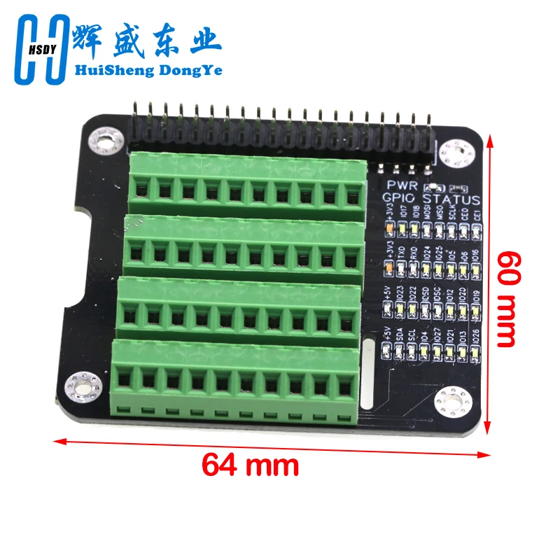 For Raspberry Pi Gpio Expansion Extension Board Screw Terminal Hat For Raspberry Pi 2B/3B/3B+/4B/Zero/Zero W