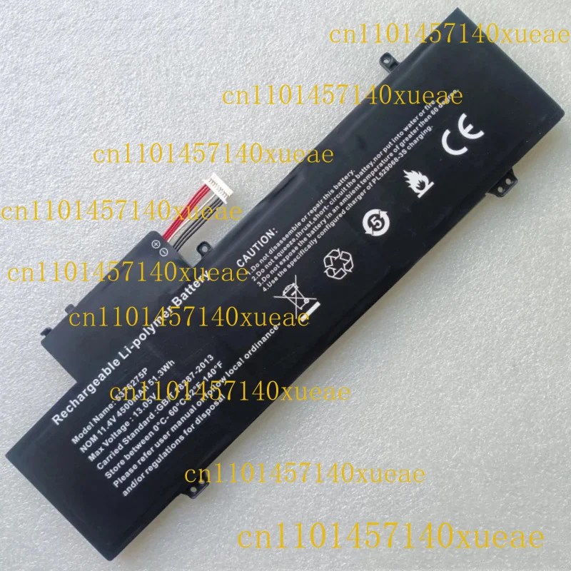 

New SHT529060-3S5375275P5376275P U489061PV-3S1P 11.4V 4500mAh 51.3Wh Laptop Battery For INFERIT E-Note IFLTSI55VKEN01 Notebook