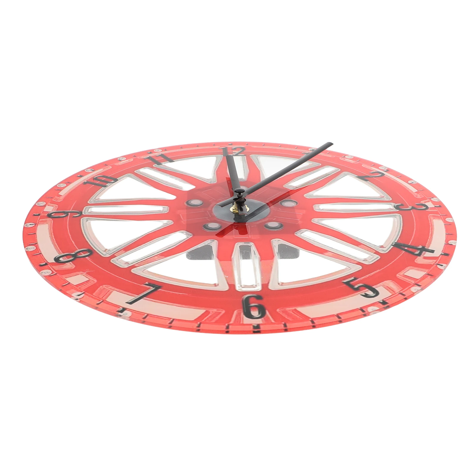

Car Wheel Wall Clock Vintage Decor Bathroom Kitchen Alarm Clock Round Retro Style Material Accurate