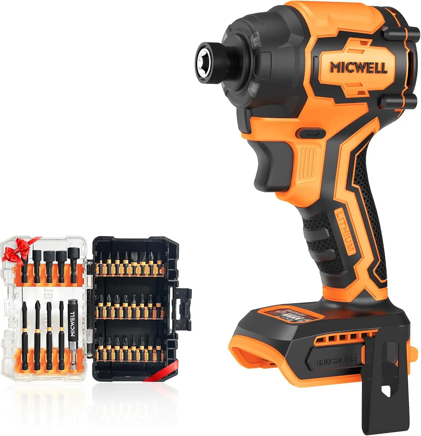 

Cordless Impact Driver (Tool Only) for Dewalt 20V Max Battery, Lightweight 1/4" Impact Driver with 4-Speed, Up to 2300 In-lbs Br