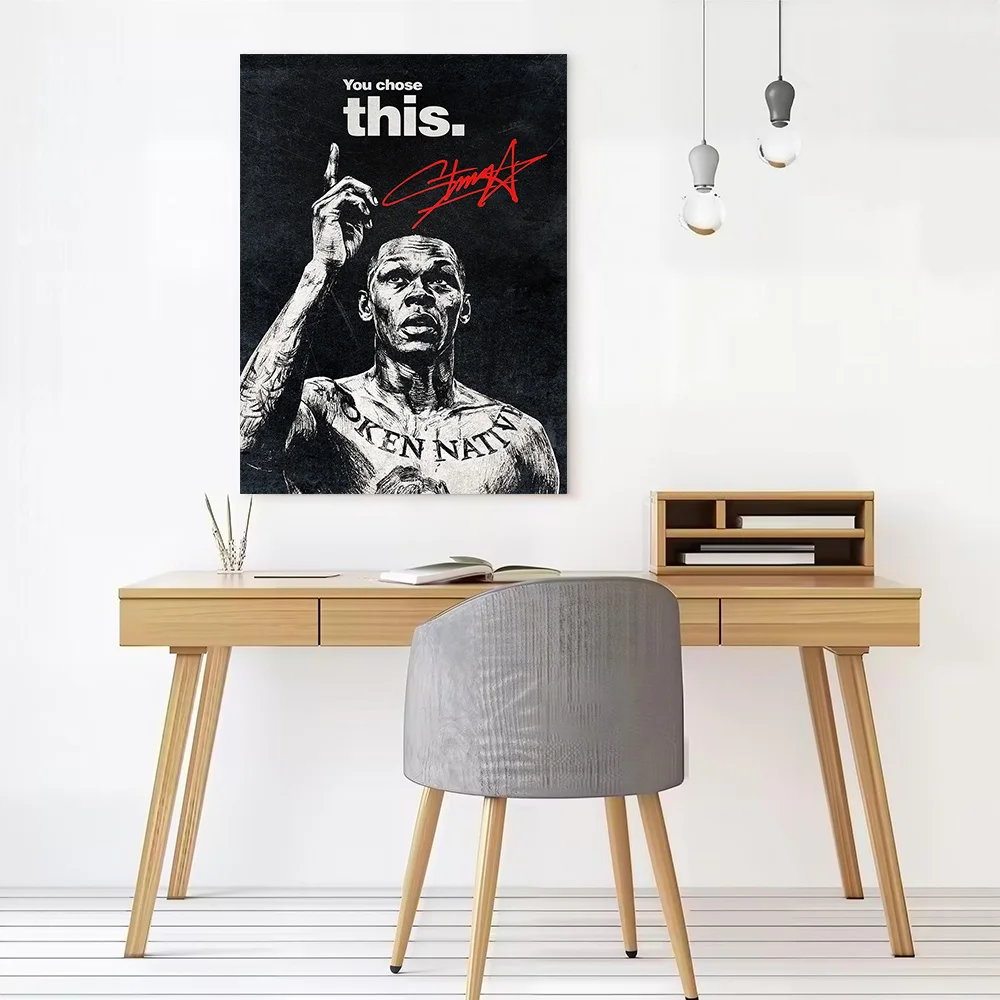 Inspirational MMA – “You Chose This” Poster Canvas Wall Art Personalized Print Modern Painting Perfect Gift for Gamer Decoration