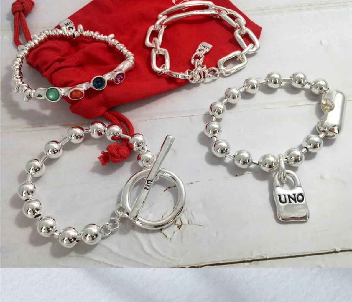 Yisheng alloy bead Bracelet, Silver clasp, fashion, with logo, wholesale, new 2021, European fashion gift bracelet