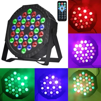 36LED RGB podiumverlichting Par Lichteffect DJ Disco DMX Lighting Party Wedding Holiday Bar Club Performance Geluidsverlichting