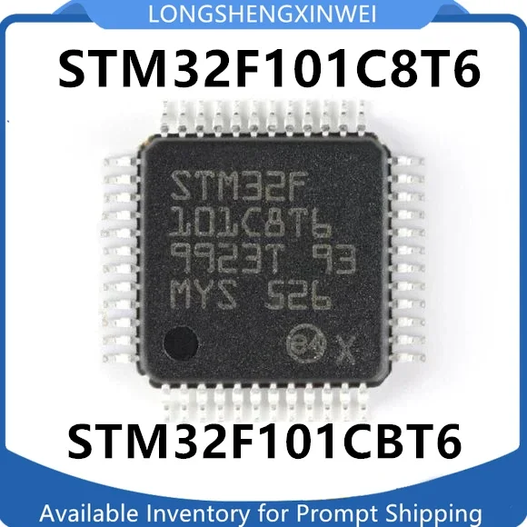 1PCS New STM32F101C8T6 STM32F101CBT6 LQFP-48 Original 32-bit Microcontroller MCU