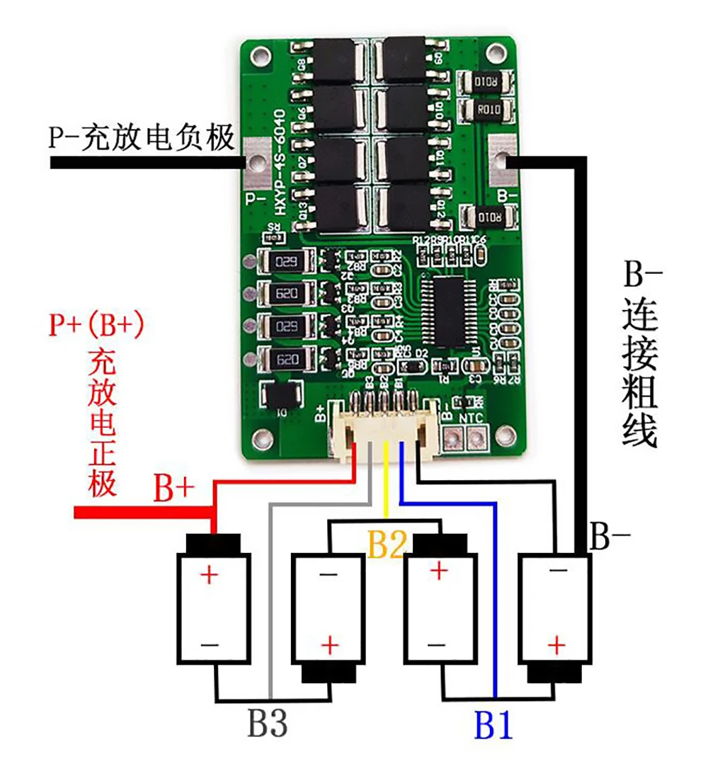 Módulo de carga rápida Pd bidireccional ip2368 100W Placa de módulo de tesoro de carga 4S