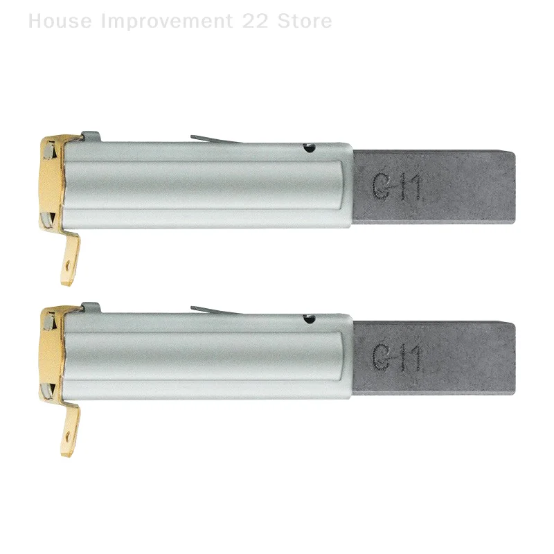 2Pcs Graphite Cast Iron Carbon Motor Brush For 30/60/70/80/90L Industrial Vacuum Cleaner Vacuum Accessories Appliances Parts
