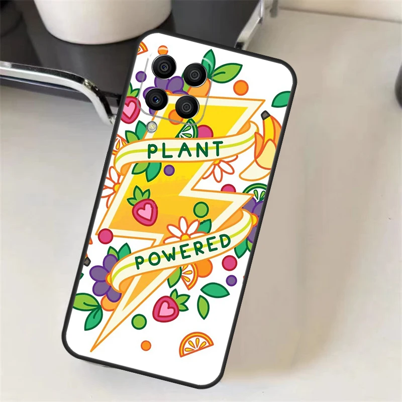 Vegan Pattern Funda For Samsung Galaxy M13 M23 M33 M53 M12 M22 M32 M52 M11 M31 M51 M20 M54 M34 M14 Case