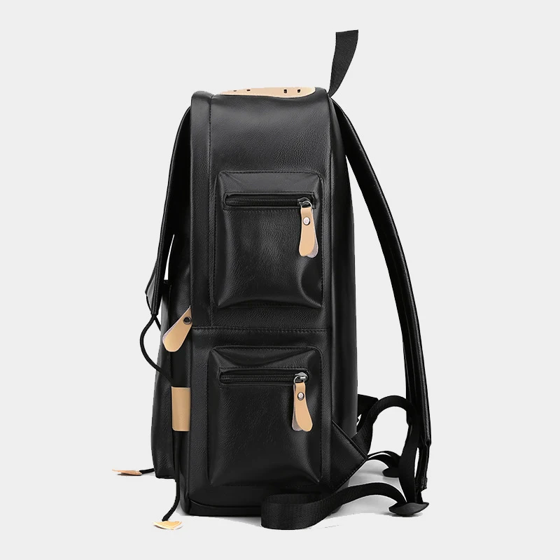 14 15 15.6 Inch Japanese Style Anti Cut PU Computer Laptop Notebook Backpack Bag Case for Men Women Student School Travel