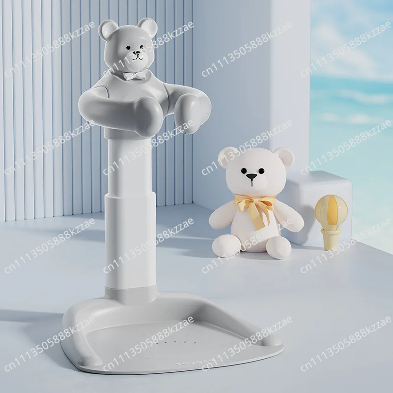 Baby Bath Stand Free-Standing Anti-Slip Adjustable Height Baby Bath Support Toddler Shower Stand Assist Holder For 8-36 Months