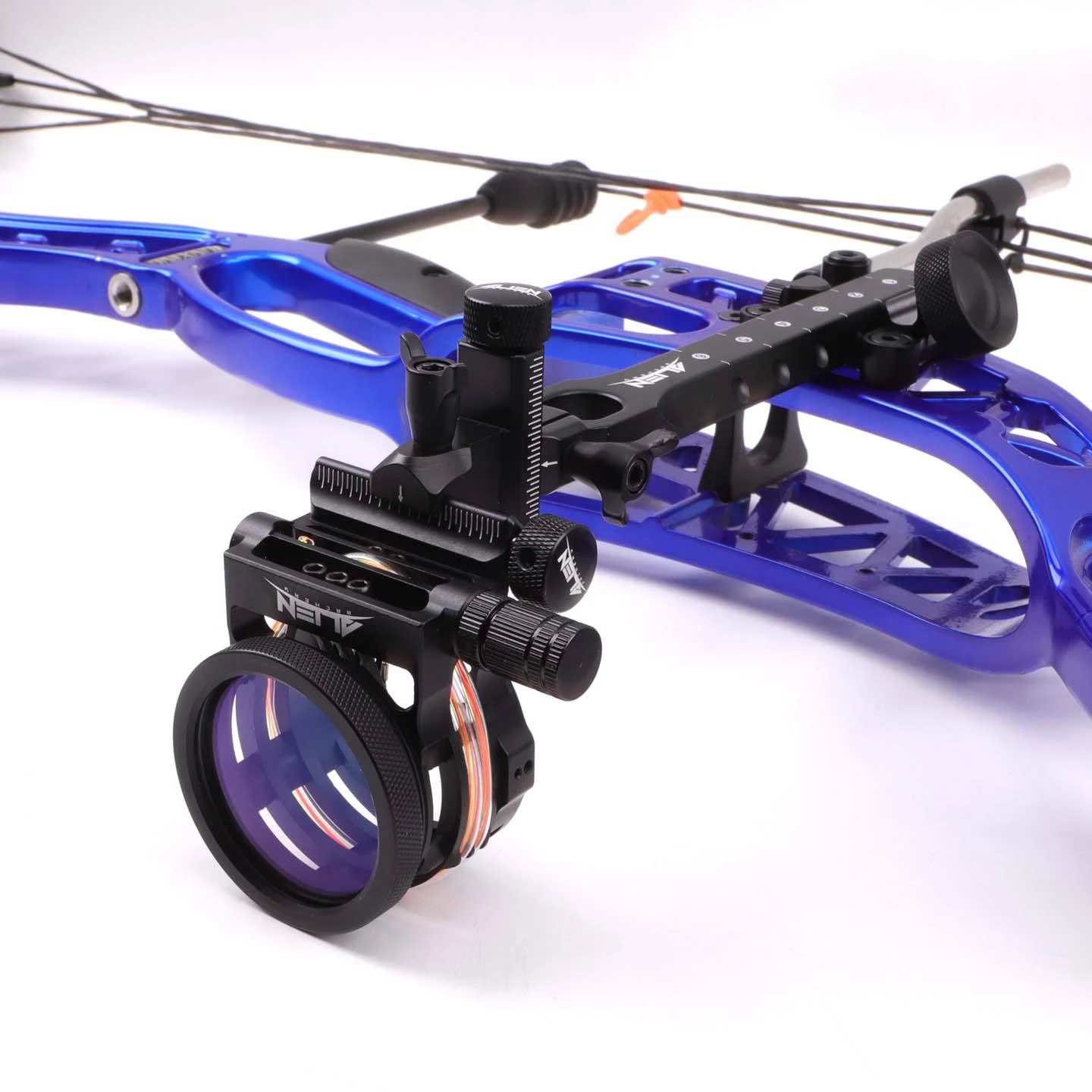 Long/Short Aluminum Alloy 4/6/8x Lens 5 Needles Sight Aiming Fast Directions Adjustable Archery Compound Bow Accessory
