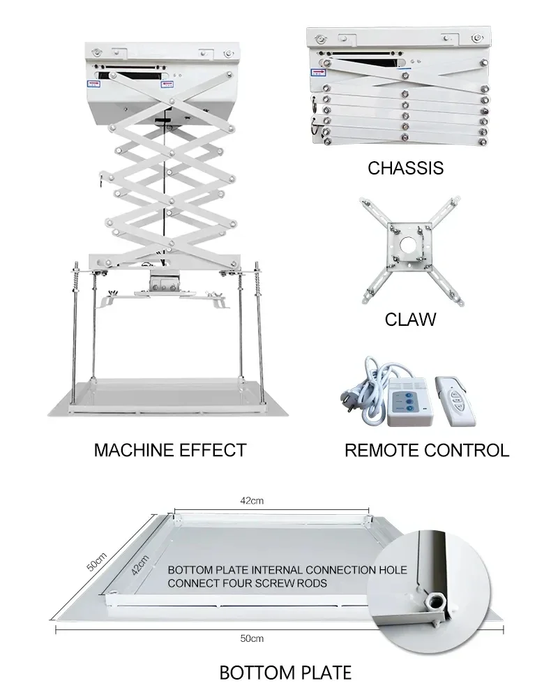 Projection Mount Scissor Electric Projector Lifter