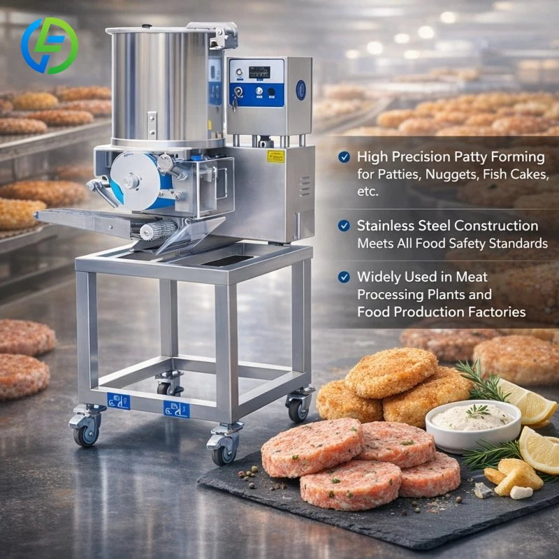 FL Customized Industrial Hamburger Patty Forming Machine Multi‑mold Burger Patty Maker Beef Patty Forming Production Equipment
