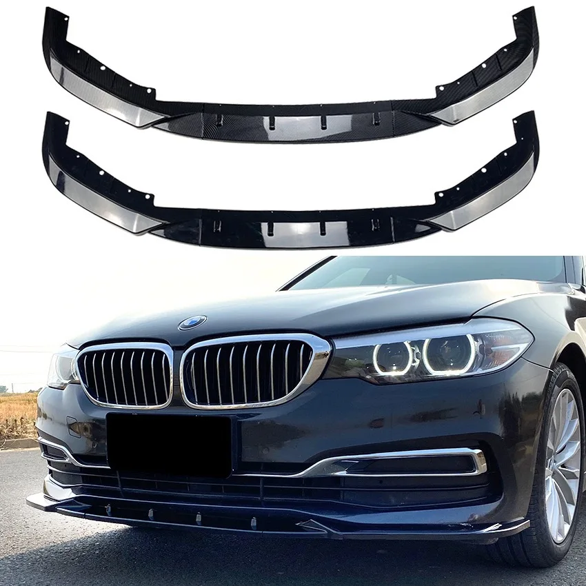 

Front Bumper Lip Guard Protection Diffuser Cover Deflector For BMW 5 Series G30 525i 530i 2017 2018 2019 2020 Body Kit Tuning