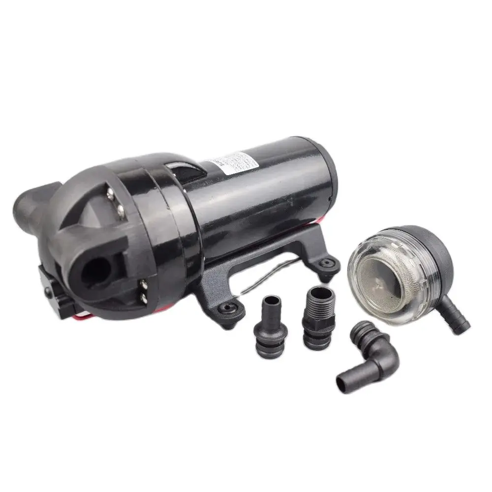 SOVOFLO KDP-200 Electric Diaphragm Pump DC 12V 24V AC 110V 220V High Pressure Water Pump 200psi 20LPM for Chemical Dispensing