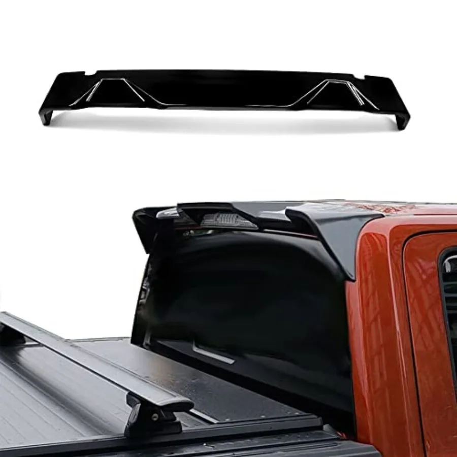 

Rear Roof Spoiler Wing Compatible with 2015-2020 Ford F150 Gloss Black Aerodynamic Styling Enhanced Durability