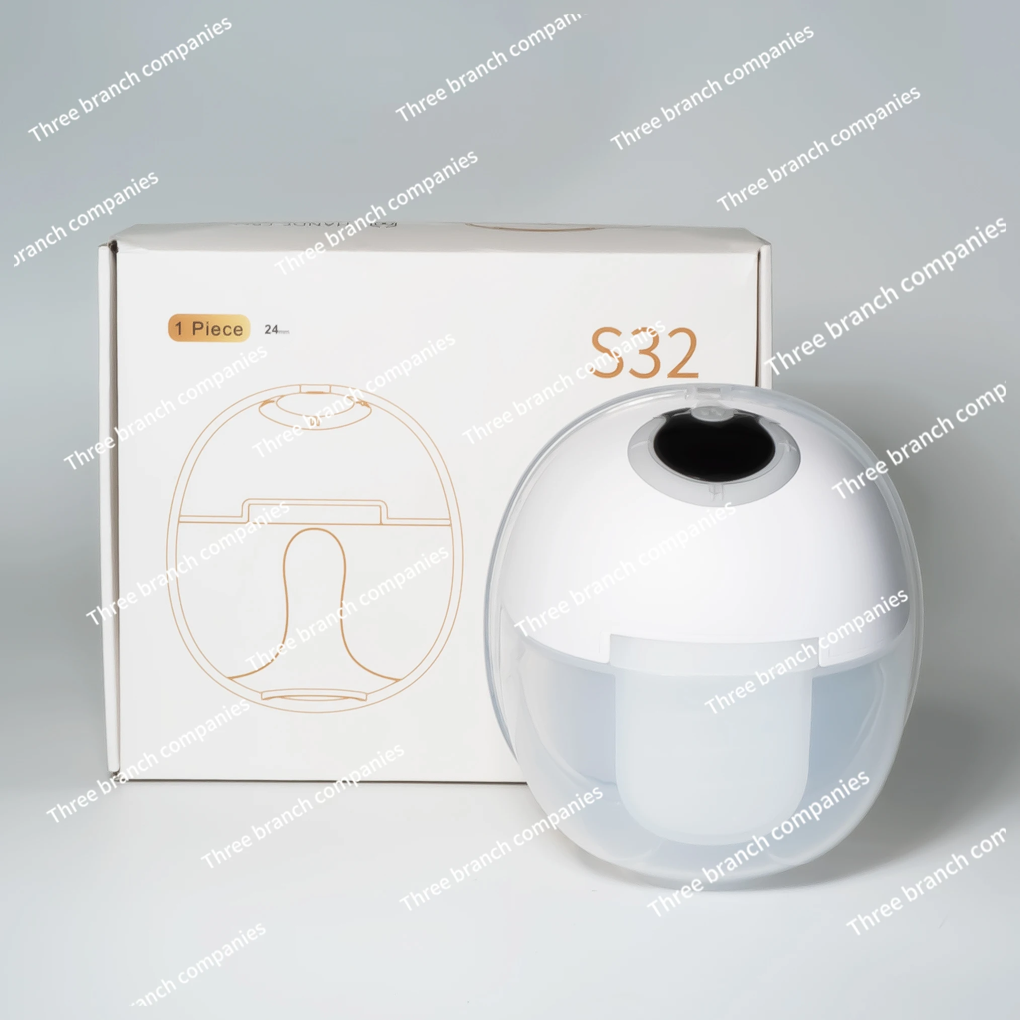 

Wearable electric breast pump Integrated silent large suction electric hand-free milking device S32/S39